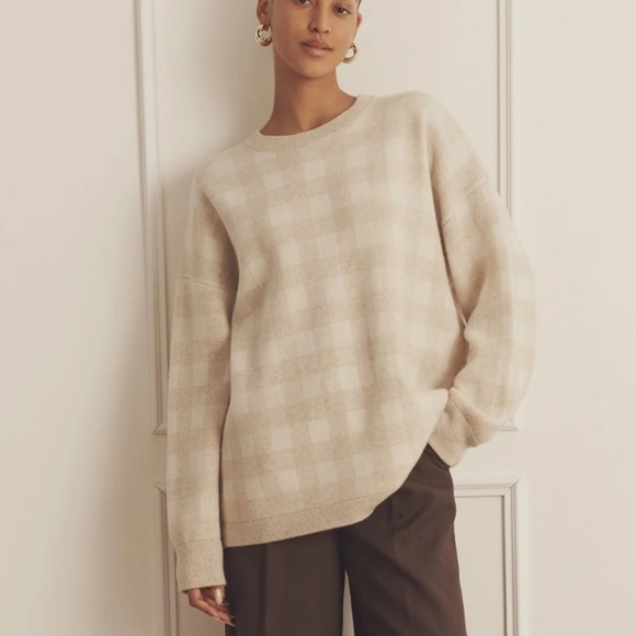 *SOLD* NAADAM Luxe cashmere Novelty crewneck - Picture 2 of 4